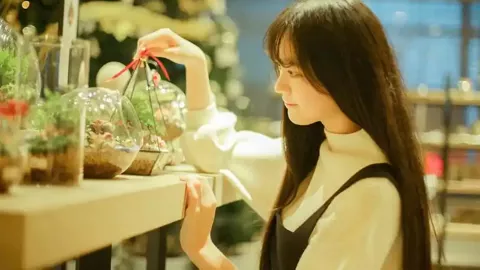 迪丽热巴中秋嫦娥造型